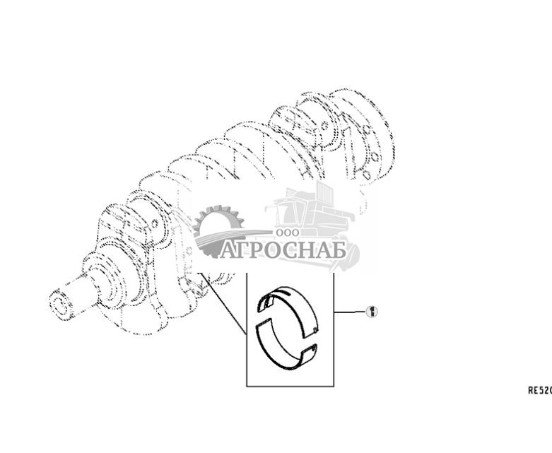9901 Комплект подшипников коленчатого вала - ST587 50.jpg